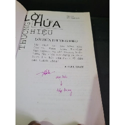 Lời hứa thương hiệu mới 70% bẩn bìa, ố nhẹ, highlight nhiều, có chữ viết, chữ ký 2010 Duane E.Knapp HCM3004 MARKETING KINH DOANH 919108