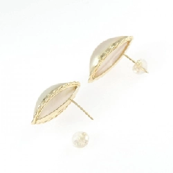 K18YG Mabe Pearl Earrings - Hàng hiệu Authentic 863794