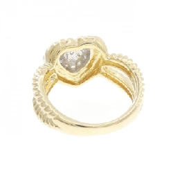 Nhẫn kim cương pavé hình trái tim 750YG/750WG 0.27CT - Hàng hiệu Authentic 846109