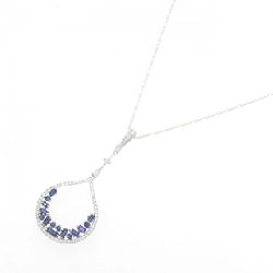K18WG Sapphire Necklace 0.78CT - Hàng hiệu Authentic 858251