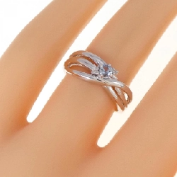 Nhẫn Aquamarine K10WG 672738