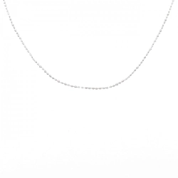 K18WG Dây chuyền bóng - Hàng hiệu Authentic