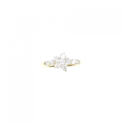 Nhẫn kim cương hoa K18YG 0.79CT 672786