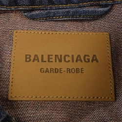 BALENCIAGA GARDE-ROBE 773615 TQW58 Áo khoác denim - Hàng hiệu Chính hãng 884272