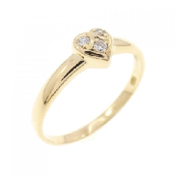 Nhẫn kim cương hình trái tim K18YG 0.06CT