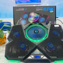 ĐẾ TẢN NHIỆT LAPTOP COOLCOLD K13 – RGB – MÀU ĐEN 789638