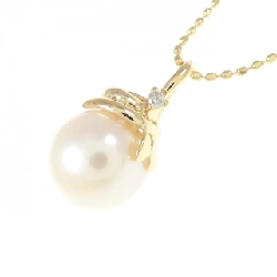 K18YG Ngọc trai Akoya Dây chuyền 8mm - Hàng hiệu Chính hãng 858036