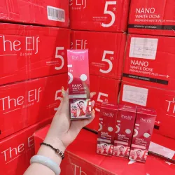 Serum truyền trắng giảm thâm nám mờ sẹo toàn thân The ELF Nano White Dose 60ml mẫu Mới 561967