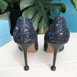 Giày cao gót nữ lấp lánh  size 37  73135