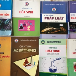 8 cuốn giáo  trình trường Cao Đẳng Y Dược Hà Nội ( nặng 2 kí 4)