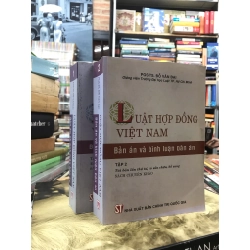 Luật hợp đồng Việt Nam: Bản án và bình luận bản án - Đỗ Văn Đại 120598