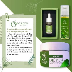 Trọn bộ Sữa rửa mặt, Mặt nạ, Serum diếp cá IGREEN cho da mụn 8267