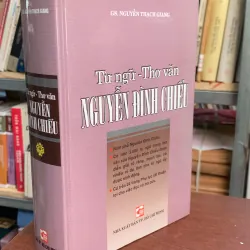 TỪ NGỮ THƠ VĂN NGUYỄN ĐÌNH CHIỂU (BÌA CỨNG) - GS. NGUYỄN THẠCH GIANG