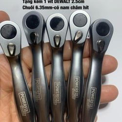 Cần lắc vít đảo chiều Mỹ Owim Powerfix 9cm,chuôi 6.35mm,kèm 1 vít 2.5cm 328435