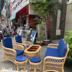 Sofa mây phòng khách hiện đại giá rẻ 551009