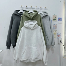 Áo Hoodie Unisex Nam Nữ Freesize Dưới 70kg Chất Nỉ Bông Mũ Màu Trung Tính Hàng Mới