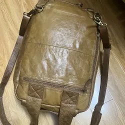 Balo nam 29x40x12 da thật 2hand 1013067