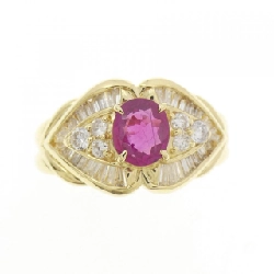 Nhẫn Ruby K18YG 0.72CT - Hàng hiệu Chính hãng 853049
