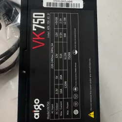 Nguồn cấp điện máy tính 750W alog Vk750 ATX 12V 2.3 Chính hãng 1036946