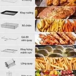 Lò nướng kiêm nồi chiên không dầu UNIE Q36 798155