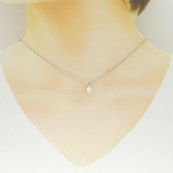 Dây chuyền kim cương PT900/PT850 0.651CT D SI1 hình giọt nước - Hàng hiệu Authentic 873284