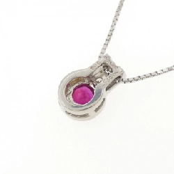 Dây chuyền ruby PT900/PT850 0.375CT - Hàng hiệu Authentic 862808