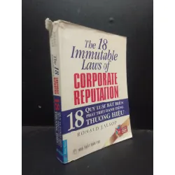[Sách Cũ SCGR] 18 Quy luật bất biến phát triển danh tiếng thương hiệu 2014 Ronald J.Alsop mới 70% rách gáy bẩn bìa ố nhẹ HCM2103 kỹ năng kinh doanh