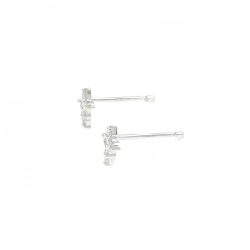 K18WG Bông tai kim cương 0.10CT - Hàng hiệu Chính hãng 867478