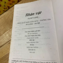 Nhân Vật - Tạ Duy Anh - Tác Phẩm Chọn Lọc 538883