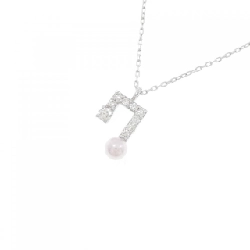 K18WG Ngọc trai Akoya Dây chuyền 3.0mm - Hàng hiệu Chính hãng 857601