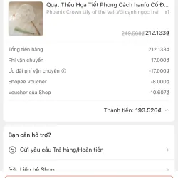 Bờm tóc cô dâu + quạt cổ trang phụ kiên cô dâu 753105