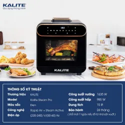 Nồi chiên hơi nước KALITE STEAM PRO | Chiên, nướng, hấp – tất cả chỉ trong 1 nồi 600451