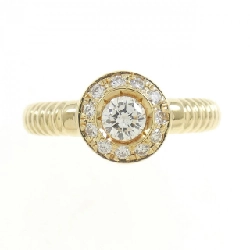 Nhẫn kim cương K18YG 0.30CT 672359