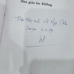 NHÀ GIÁO HỌ KHỔNG (BẢN ĐẶC BIỆT CÓ THỦ BÚT TÁC GIẢ) - NGUYỄN HIẾN LÊ 531487