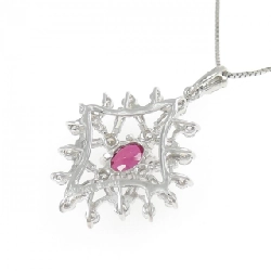 Dây chuyền ruby PT900/PT850 0.697CT - Hàng hiệu Chính hãng 856882