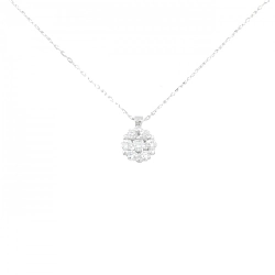 750WG/K18WG Dây chuyền kim cương - Hàng hiệu Authentic