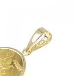 K18YG(枠) Đồng xu Mặt dây chuyền - Hàng hiệu Chính hãng 863161