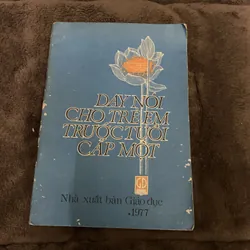 Dạy nói cho trẻ em trước tuổi cấp một