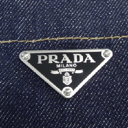 Áo sơ mi denim selvedge logo tam giác PRADA GEC068 S212 15C7 S/S - Hàng hiệu Chính hãng 893914