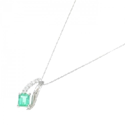 K18WG Emerald Necklace 0.85CT - Hàng hiệu Authentic 857879
