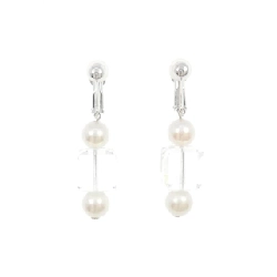 Bông tai Akoya Pearl Tasaki - Hàng hiệu Chính hãng