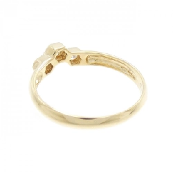 Nhẫn kim cương ba viên K18YG 0.17CT 670679