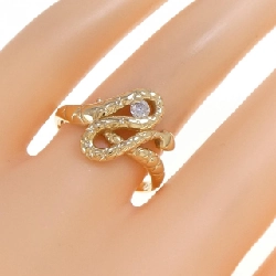 Nhẫn kim cương K18YG hình rắn 0.10CT - Hàng hiệu Authentic 848095