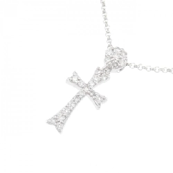 K18WG Dây chuyền kim cương chéo 0.25CT - Hàng hiệu Chính hãng 863830