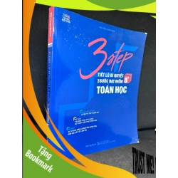 (TẶNG BOOKMARK) 3 Step, Tiết Lộ Bí Quyết 3 Bước Đạt Điểm 8+ Toán Học - Nguyễn Xuân Nam, Mới 80%, 2021 RBK2407