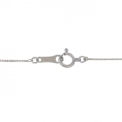 K18WG/PT850 Dây chuyền kim cương hình móng ngựa 0.20CT - Hàng hiệu Chính hãng 857523