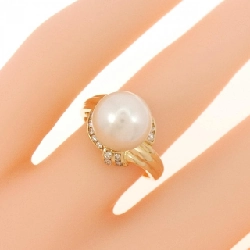 Nhẫn ngọc trai Akoya K18YG 9.4mm 673089