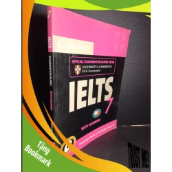 (TẶNG BOOKMARK) Ielts 7 Examination Papers with answers mới 80% bẩn bìa, ố, có chữ viết RBK2101 Cambridge Esol HỌC NGOẠI NGỮ