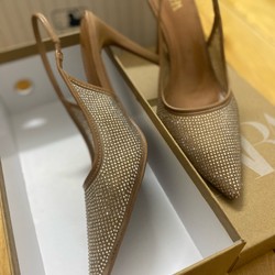 Guốc cao gót Zara đính đá size 39 mới đi 1 lần 180401