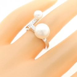 Nhẫn Pavé Balance Note Tasaki - Hàng hiệu Authentic 838091